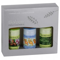 Sada produktů Saloos - Mandlový & Dět. měsíčkový & Aloe vera 