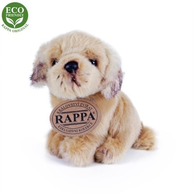Rappa Plyšový pes sedící 11 cm ECO-FRIENDLY  - B