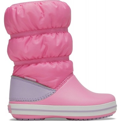 Crocs Crocband Winter Boot Kids - Pink Lemonade/Lavender, J2 (33-34)