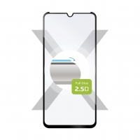 Ochranné tvrzené sklo FIXED Full-Cover pro Motorola Moto G8 Plus, lepení přes celý displej, černé