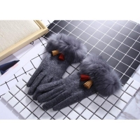 Dámské hřejivé rukavice s módními střapci REK111SZ