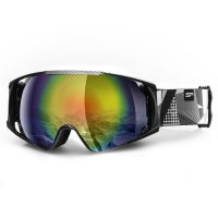 Spokey DENNY lyžařské brýle šedo-bílé