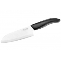 KYOCERA keramický nůž s bílou čepelí/ 14 cm dlouhá čepel/ černá plastová rukojeť