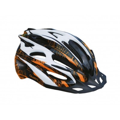 Cyklo helma SULOV QUATRO,  černo-oranžová - vel. M