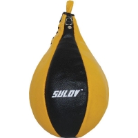 Box hruška SULOV Split-štípaná kůže, žluto-černá