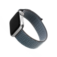 Nylonový řemínek FIXED Nylon Strap pro Apple Watch 40mm/ Watch 38mm, temně šedý
