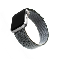 Nylonový řemínek FIXED Nylon Strap pro Apple Watch 40mm/ Watch 38mm, olivový
