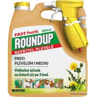 Roundup Fast / bez glyfosátu - 3 l rozprašovač