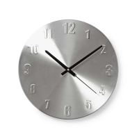 Nástěnné hodiny Nedis CLWA009MT30, průměr 30 cm, hliník