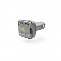 Hama Bluetooth FM transmitter s USB nabíjecí funkcí, šedý