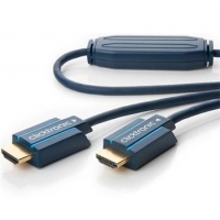 ClickTronic Kabel se zesilovačem HDMI High Speed s Ethernetem, zlacené kon., 3D, 40m