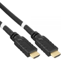 PremiumCord HDMI High Speed with Ether.4K@60Hz kabel se zesilovačem,30m, 3x stínění, M/M, zlacené konektory,
