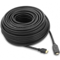 PremiumCord HDMI High Speed with Ether. kabel se zesilovačem, 7,5m, 3x stínění, M/M, zlacené konektory, černý