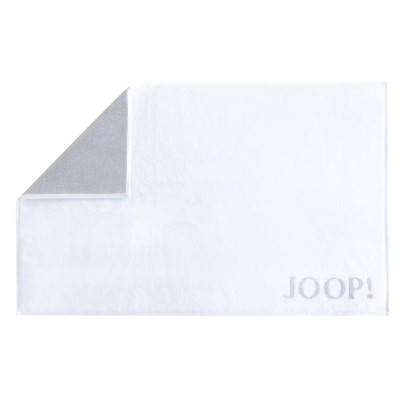 Koupelnová předložka  JOOP! Classic Doubleface Badematte, 50x80 cm - bílá
