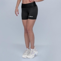Dámske fitness šortky Fly-By black - GymBeam, černá