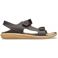 Crocs Swiftwater Expedition Sandal - Espresso/Tan, M7 (39-40)
