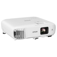EPSON projektor EB-982W, 1280x800, WXGA, 4200ANSI, USB, HDMI, VGA, LAN,17000h ECO životnost lampy, 3 ROKY ZÁRUKA + zdarma Nástěnné projekční plátno Aveli, 200x125cm
