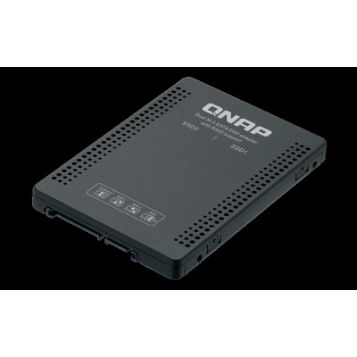 QNAP adaptér QDA-A2MAR (2x M.2 SSD SATA sloty v 2,5" SATA rámečku)