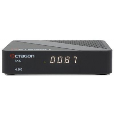 Multimediální přehrávač OCTAGON SX87 DVB-S2 + IP, H.265 Full HD