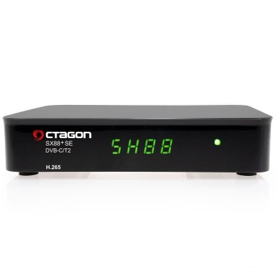 Multimediální přehrávač OCTAGON SX88+ SE DVB-C/T2+IP H.265 HEVC HD