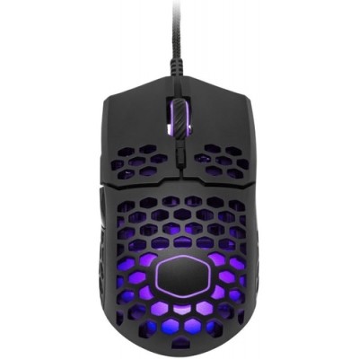 COOLER MASTER herní myš LightMouse MM711, 400-16000DPI, RGB podsvícení, matná černá