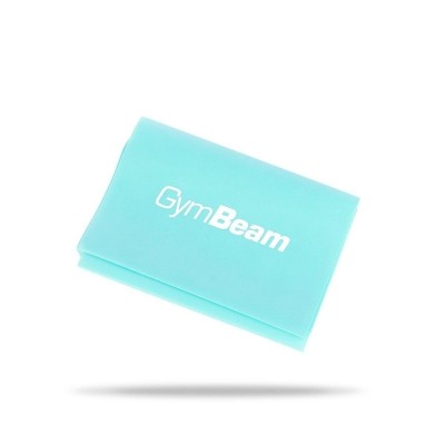 Posilovací guma GymBeam Resistance Band Soft, světle modrá