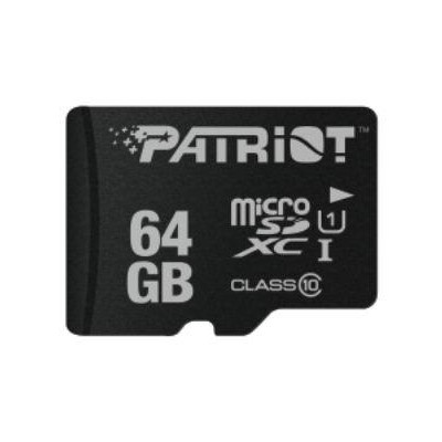 PATRIOT 64GB  microSDHC Class10 bez adaptéru