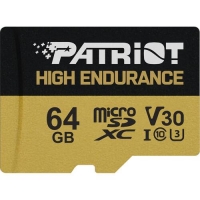 64GB microSDXC Patriot High Endurance V30 U3 až 95MB/s