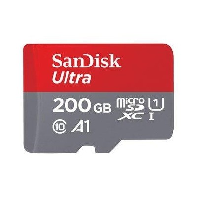 SanDisk Ultra microSDXC 200GB 120MB/s + adaptér