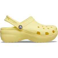Crocs Classic Platform Clog - Banana, W7 (37-38)