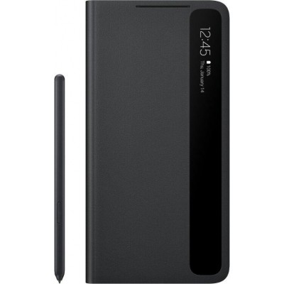 Samsung Flipové pouzdro Clear View s perem S Pen pro S21 Ultra Black