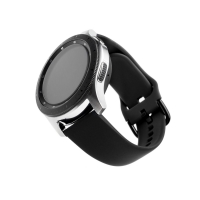 Silikonový řemínek FIXED Silicone Strap s šířkou 20mm pro smartwatch, černý