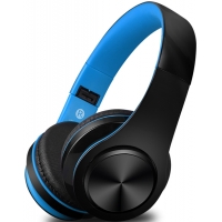 Bezdrátová sluchátka S5, černo/modré