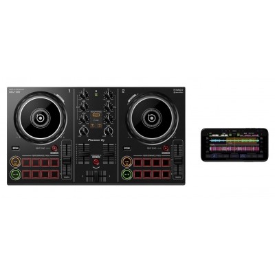 Pioneer DJ DDJ-200 kontrolér iPhone, Android, černý
