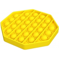 Pop It - Antistresová hračka - Oktagon Žlutý - žlutá