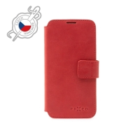 Kožené pouzdro typu kniha FIXED ProFit pro Samsung Galaxy A52/A52 5G, červené