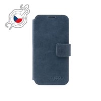 Kožené pouzdro typu kniha FIXED ProFit pro Samsung Galaxy A52/A52 5G, modré