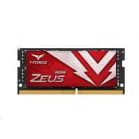 SODIMM DDR4 8GB 3200MHz, CL16, (KIT 1x8GB), T-FORCE ZEUS, Red