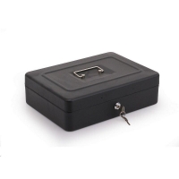 Přenosná pokladna OPTICUM BOX-300, kovová, černá