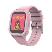 iGET KID F10 Pink - chytré dětské hodinky, IP68, 1,4" displ., 8 her, teplota, srdeční tep