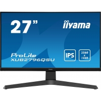 27" iiyama XUB2796QSU-B1: IPS, WQHD@75Hz, 250cd/m2, 1ms, HDMI, DP, USB, FreeSync, pivot, černý