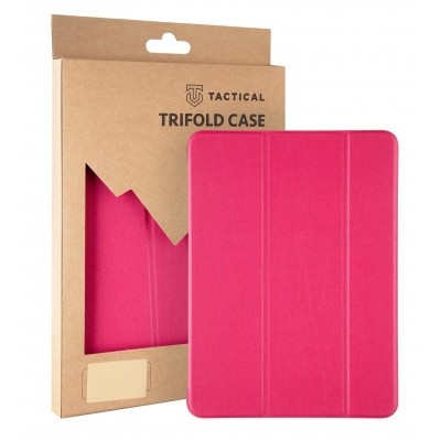 Tactical Book Tri Fold Pouzdro pro Samsung T730/T736/T970/T975 Galaxy Tab S7 FE 5G / S7+ 12.4 Pink - růžová