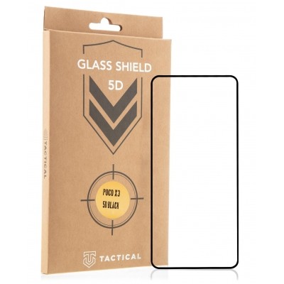Tactical Glass Shield 5D sklo pro Poco X3 / X3 NFC / X3 Pro Black
