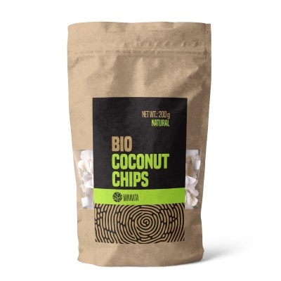 BIO Kokosové chipsy natural - VanaVita, 200 g