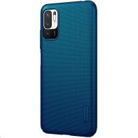 Nillkin Super Frosted Zadní Kryt pro Xiaomi Redmi Note 10 5G/POCO M3 Pro 5G Peacock Blue