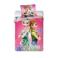 Dětské povlečení Anna a Elsa 135 x 100 cm