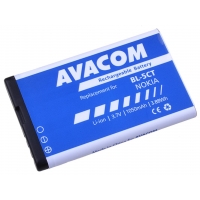 Baterie AVACOM GSNO-BL5CT-S1050A do mobilu Nokia 6303, 6730, C5, Li-Ion 3,7V 1050mAh