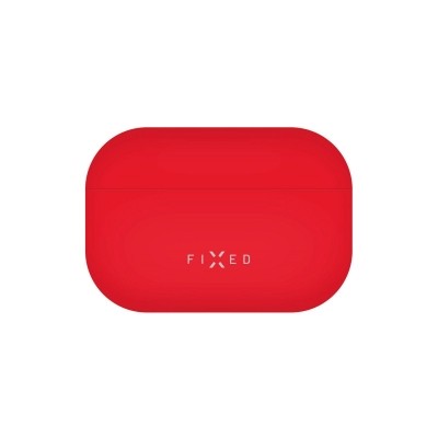 Ultratenké silikonové pouzdro FIXED Silky pro Apple Airpods Pro, červené