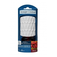 Yankee Candle ScentPlug Organic Pattern elektrický difuzér do zásuvky a náplň Black Cherry