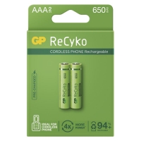 GP nabíjecí baterie ReCyko Cordless AAA (HR03) 2PP